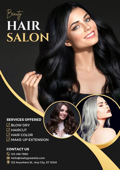 hair flyer template|hair stylist flyer templates free.